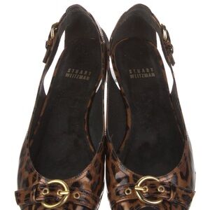 Stuart Weitzman Brown Leopard Print Women's Shoes